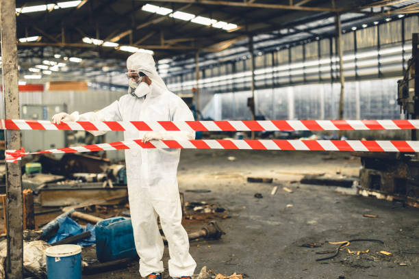 Professional Trauma Scene Cleanup technician working in Savannah, MO